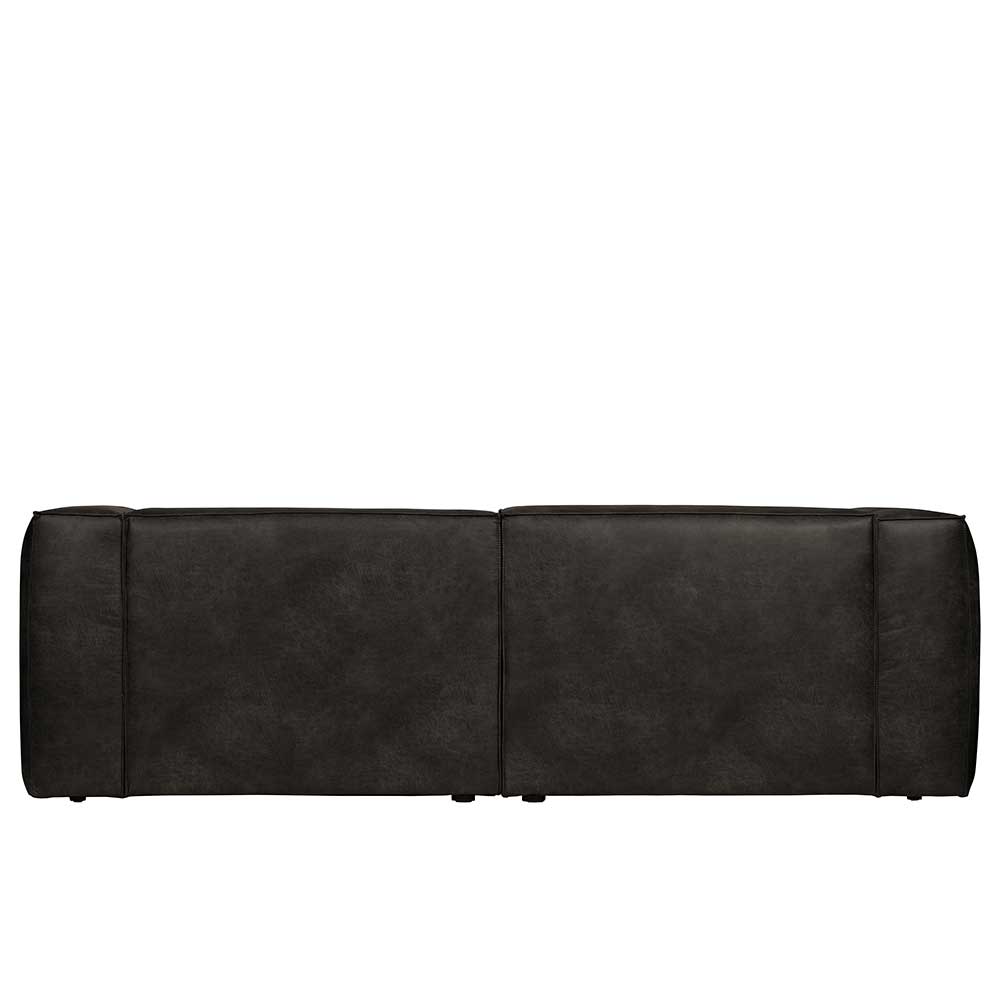 246cm breites 3-Sitzer Sofa in Schwarz - Haenja