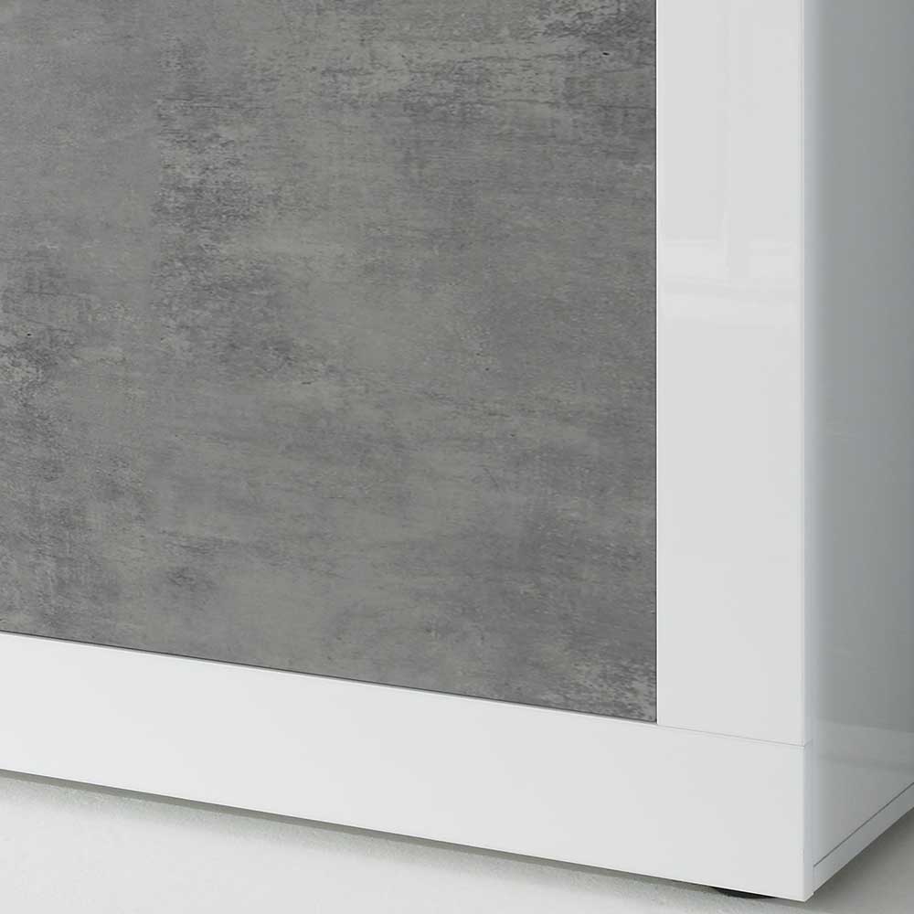 Wohnzimmerschränke in Beton Optik - Narandu (zweiteilig)