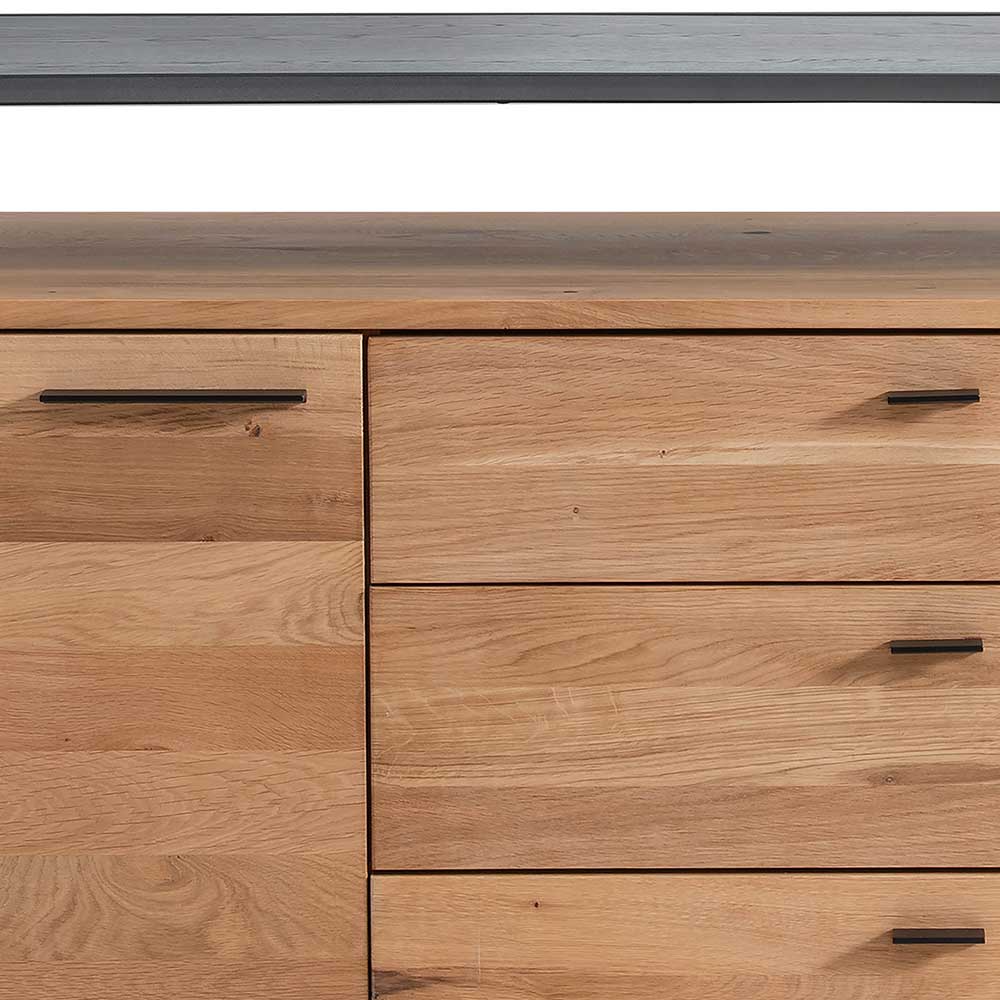 Industrial Sideboard aus Wildeiche Massivholz - Manarola