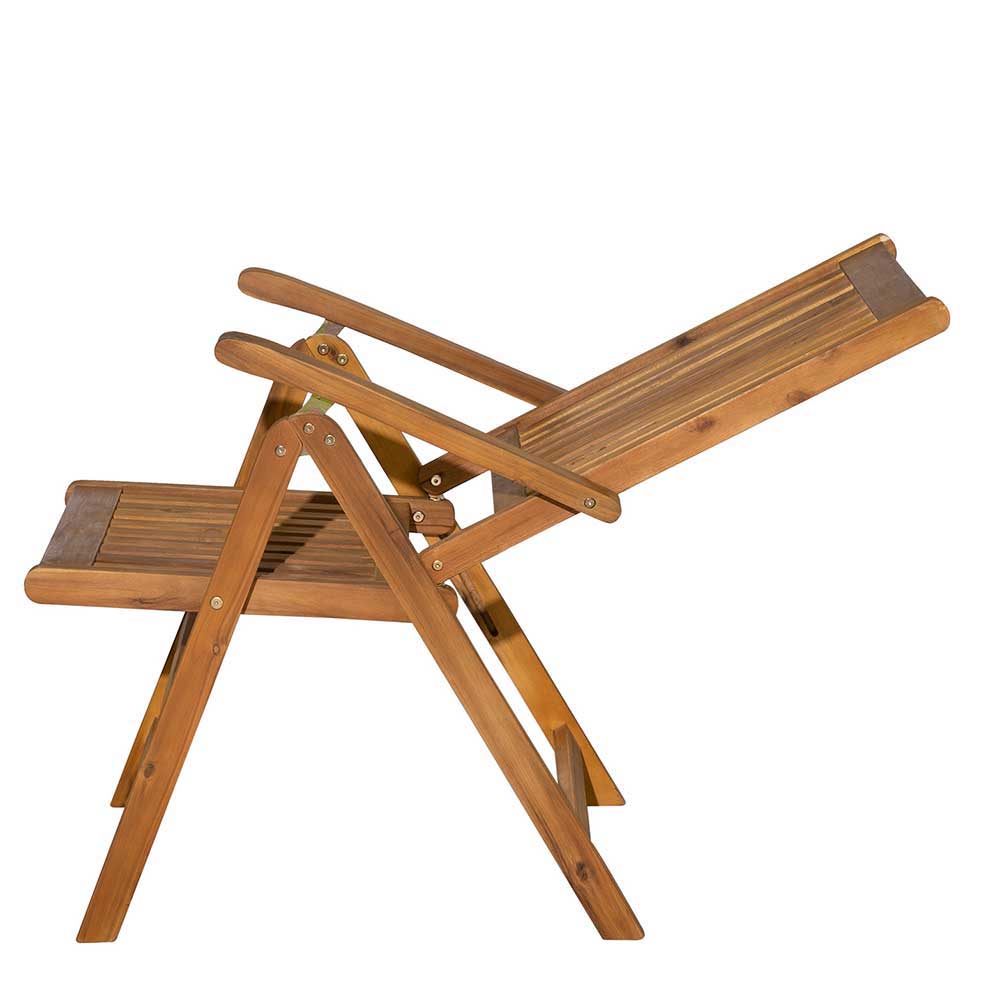 Massivholz Tischgruppe oval - Eliva (vierteilig)