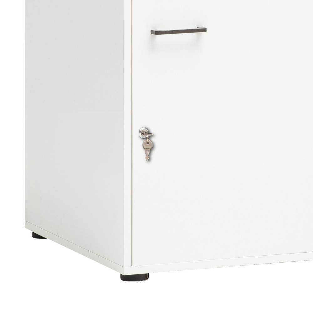 Waschmaschinenschrank in Mattweiß - Piava