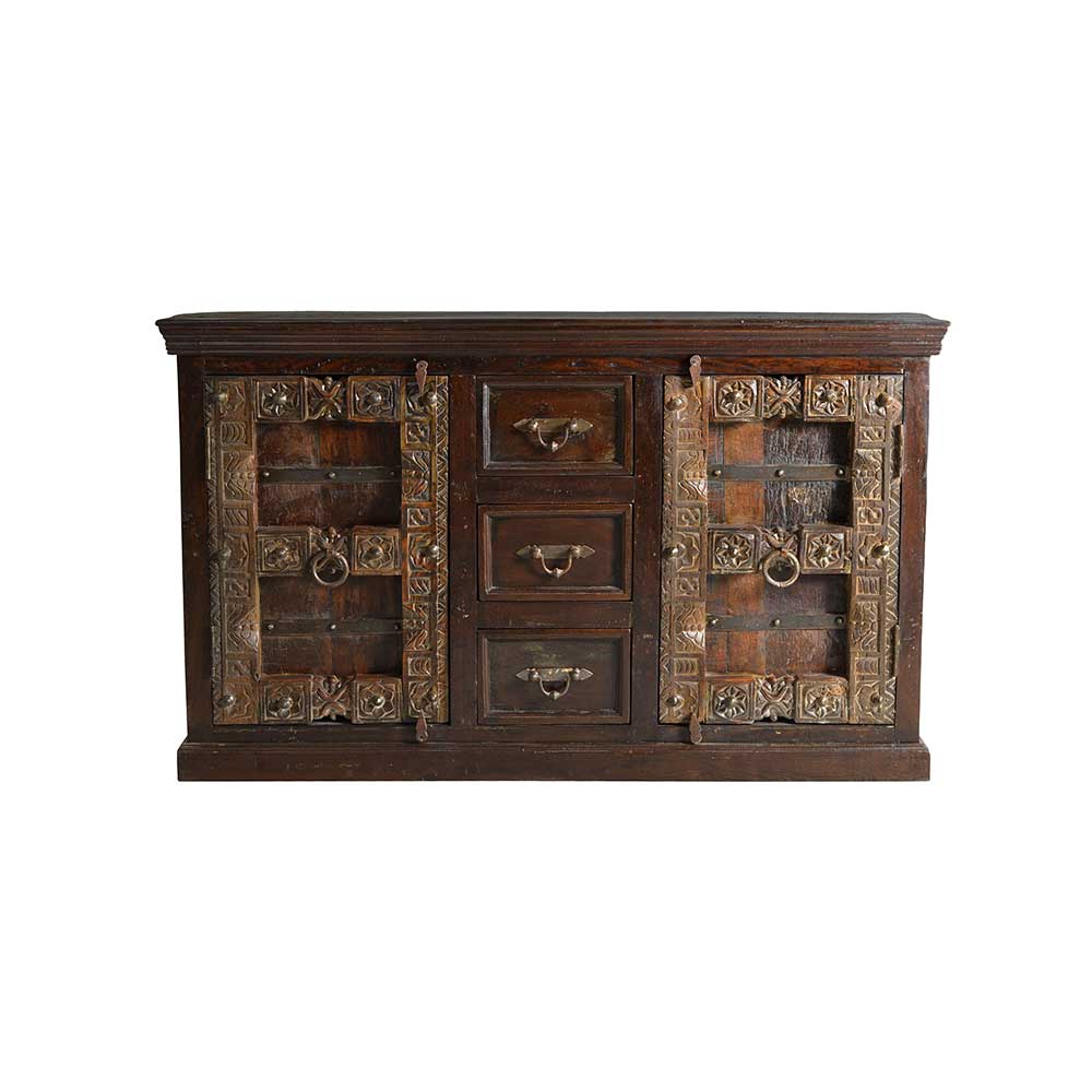 Massivholz Sideboard Solapura aus Teak
