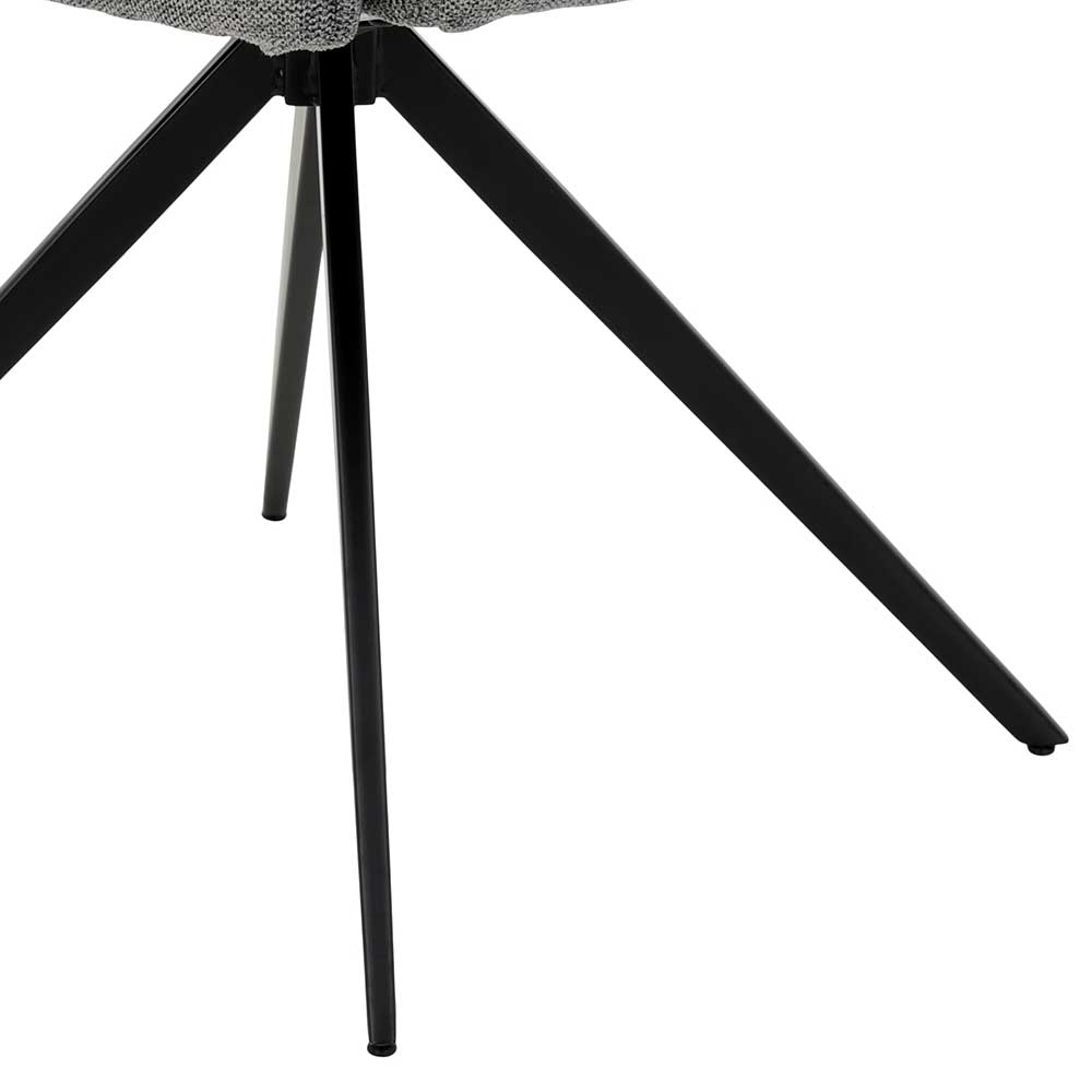 Esstischsessel drehbar modern - Georgy (4er Set)