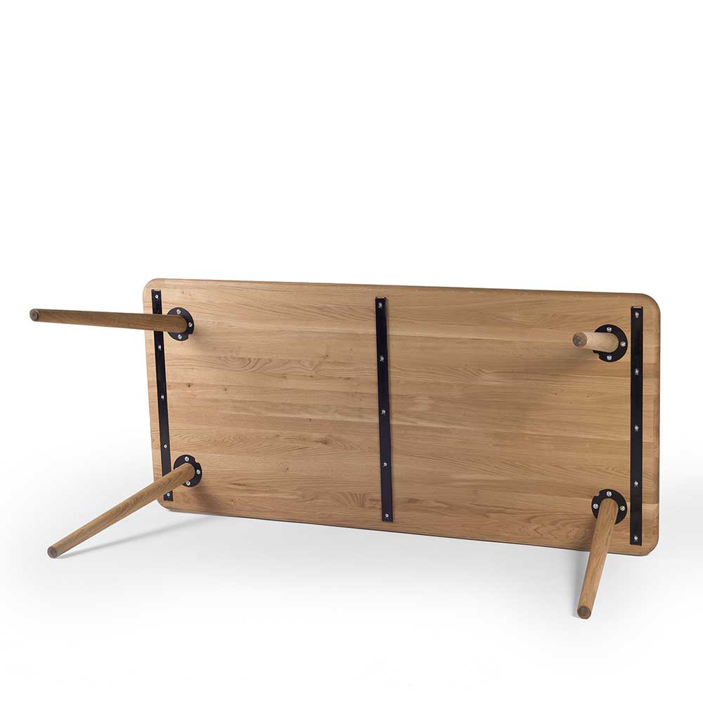 90 cm breiter Esstisch aus Eichenholz - Julecas