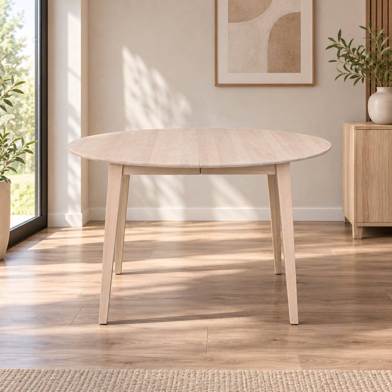 Skandi Ausziehtisch in Rund / Oval - Pessoa