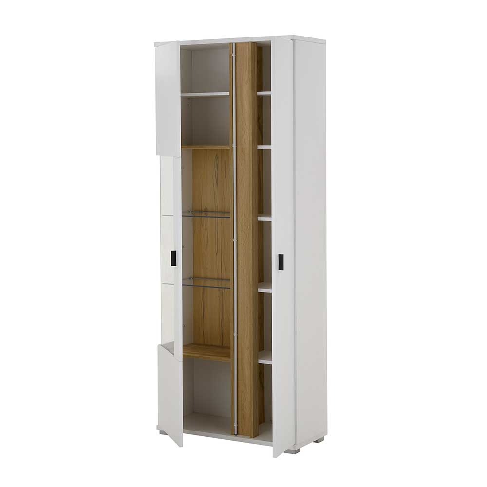 Wohnzimmervitrine mit LED Beleuchtung - Racelyn