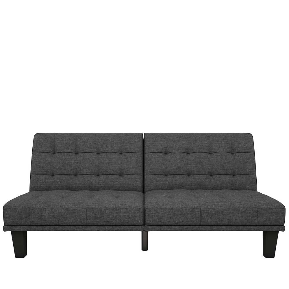3-Sitzer Klappsofa in Grau Stoff - Brixx