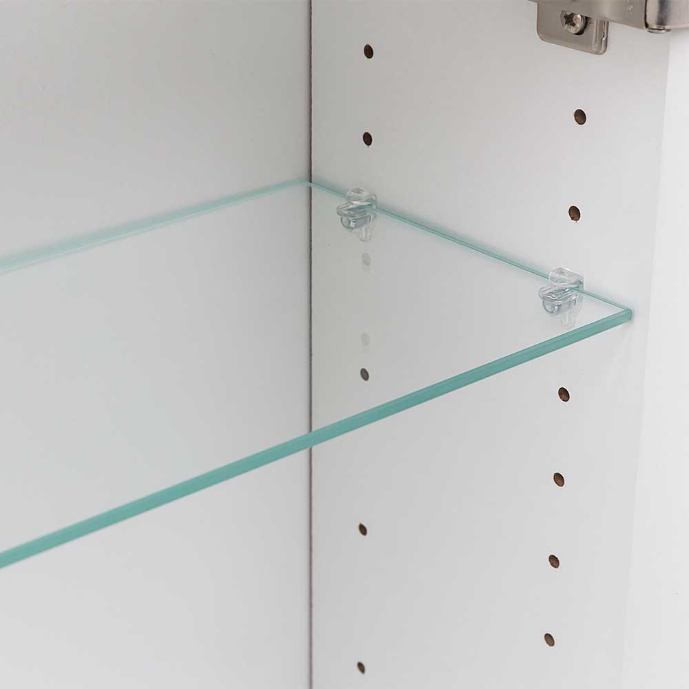 Bad 3-türiger Spiegelschrank mit LED Licht - Livendas