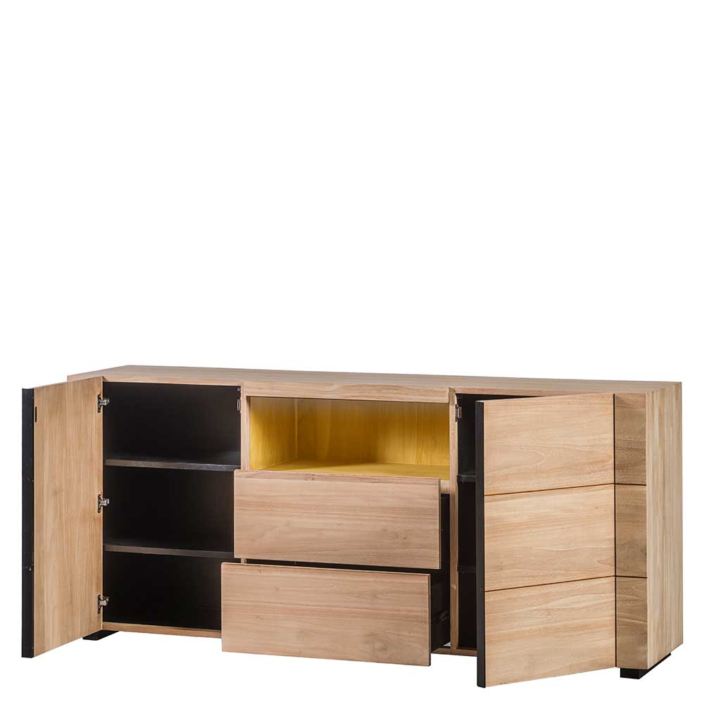 223x90x48 Großes Sideboard aus Teak - Nekella