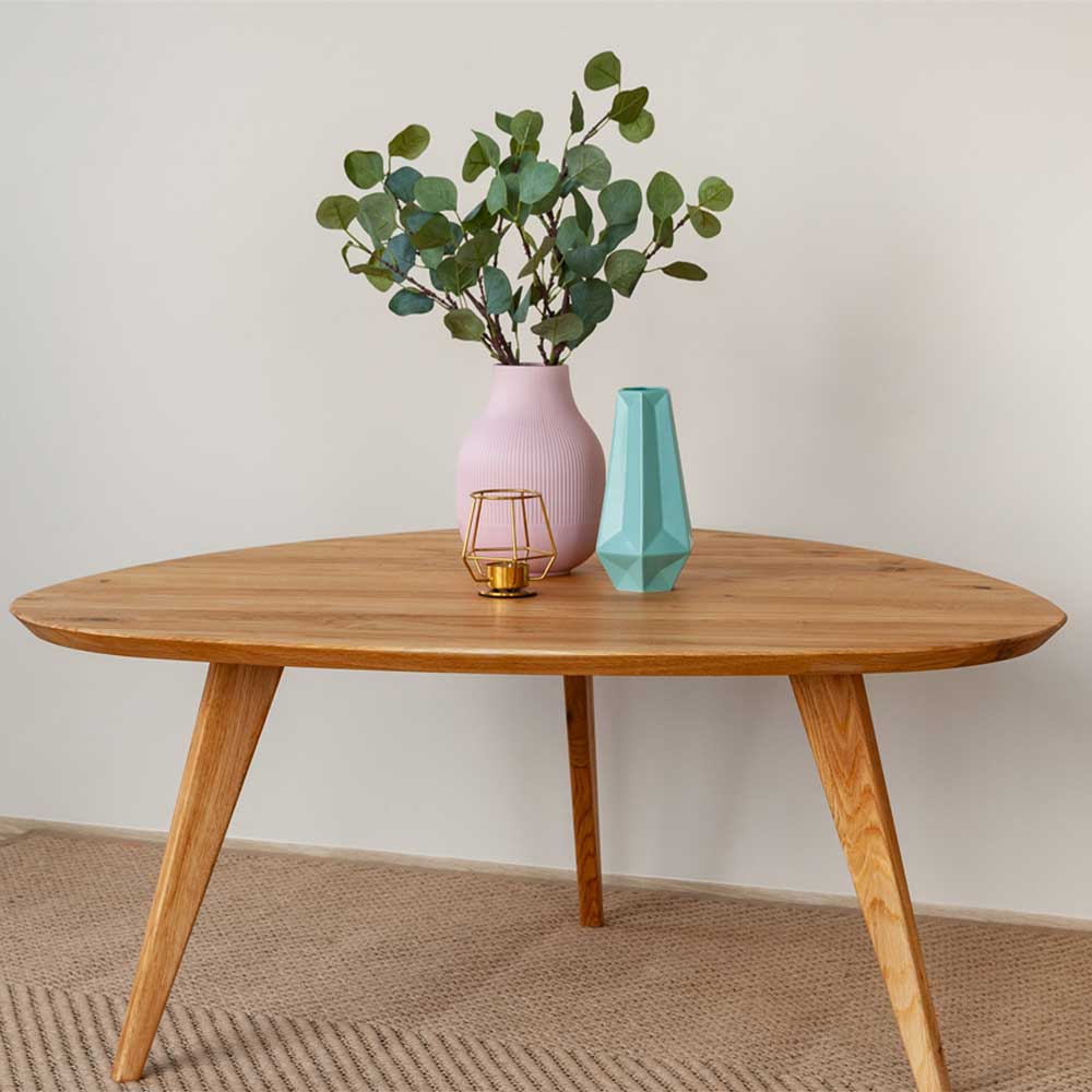 Wohnzimmer Sofatisch im Skandi Design - Champagne