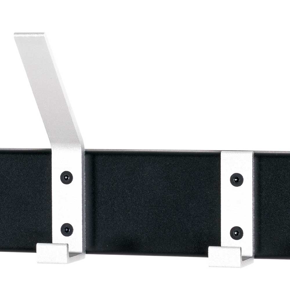 Garderobenleiste in Schwarz & Alu - Amarana