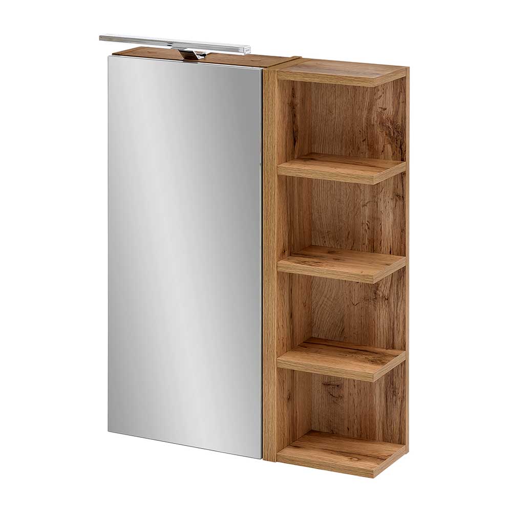 1-türiger Spiegelschrank mit Regal - Muviana