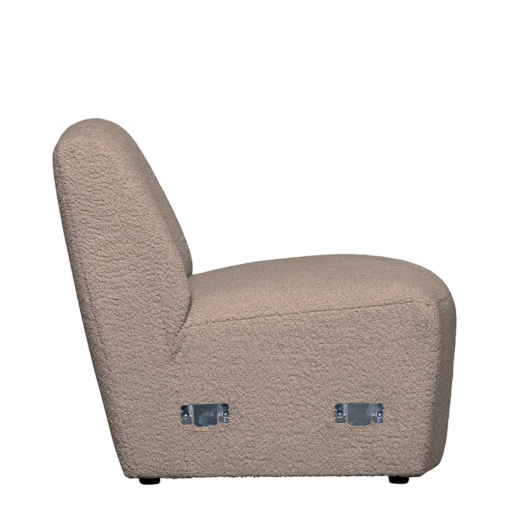 Systemsofa Modul in Beige Boucle - Viticco