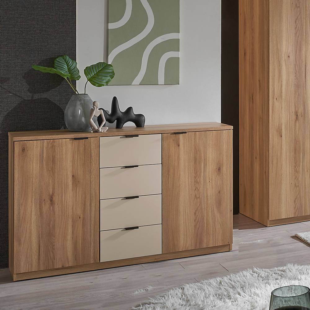 Schlafzimmer-Kommode in Wildeiche Optik - Castagno