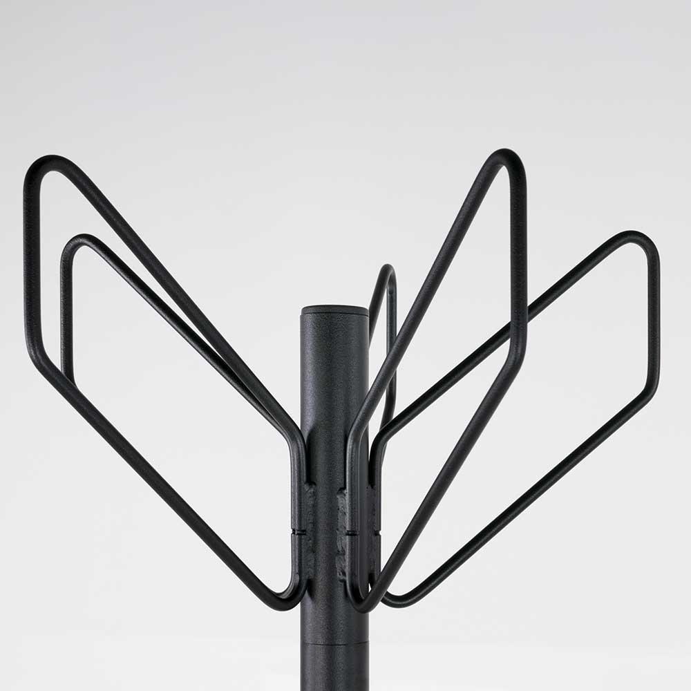 Stehende Garderobe in Schwarz - Price