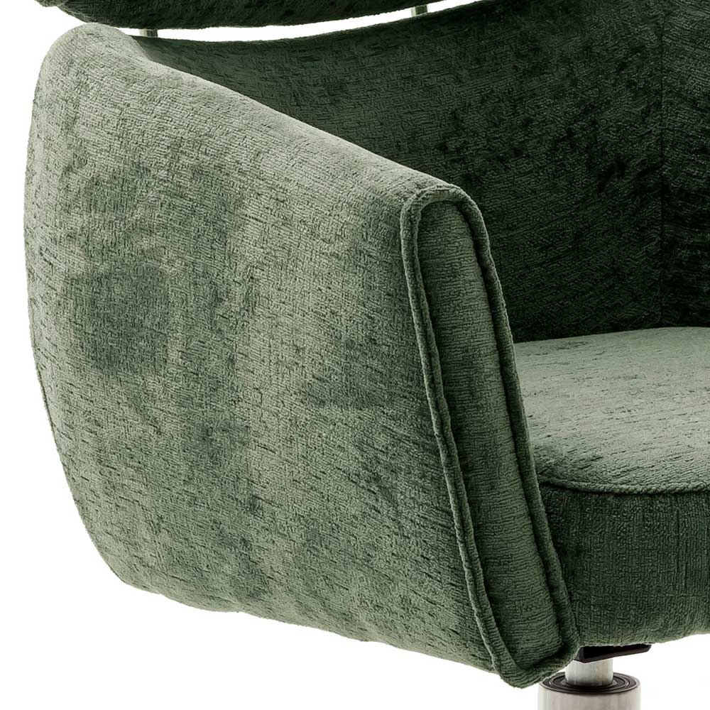 Esstisch Sessel in Oliv Grün Stoff - Occita (2er Set)