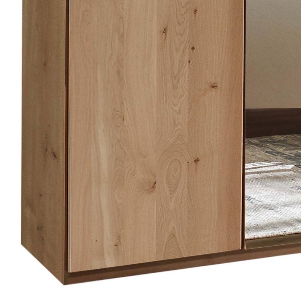 6-türiger Schlafzimmerschrank in Eiche Bianco - Yanicas