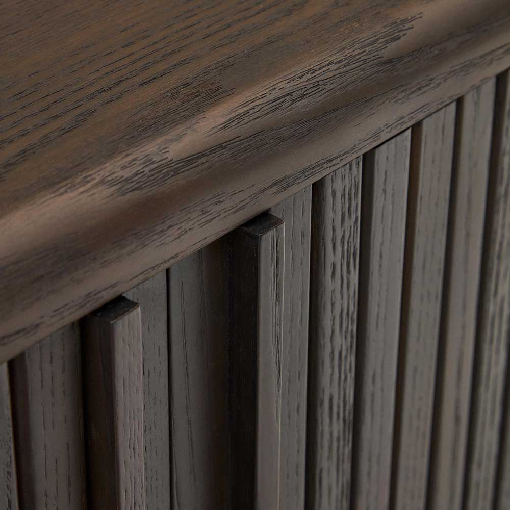 180x75x40 Sideboard in Schwarzbraun Esche - Tadaco