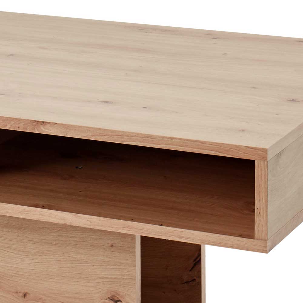 Sofatisch mit zwei Schubladen & Fächern - Portnova