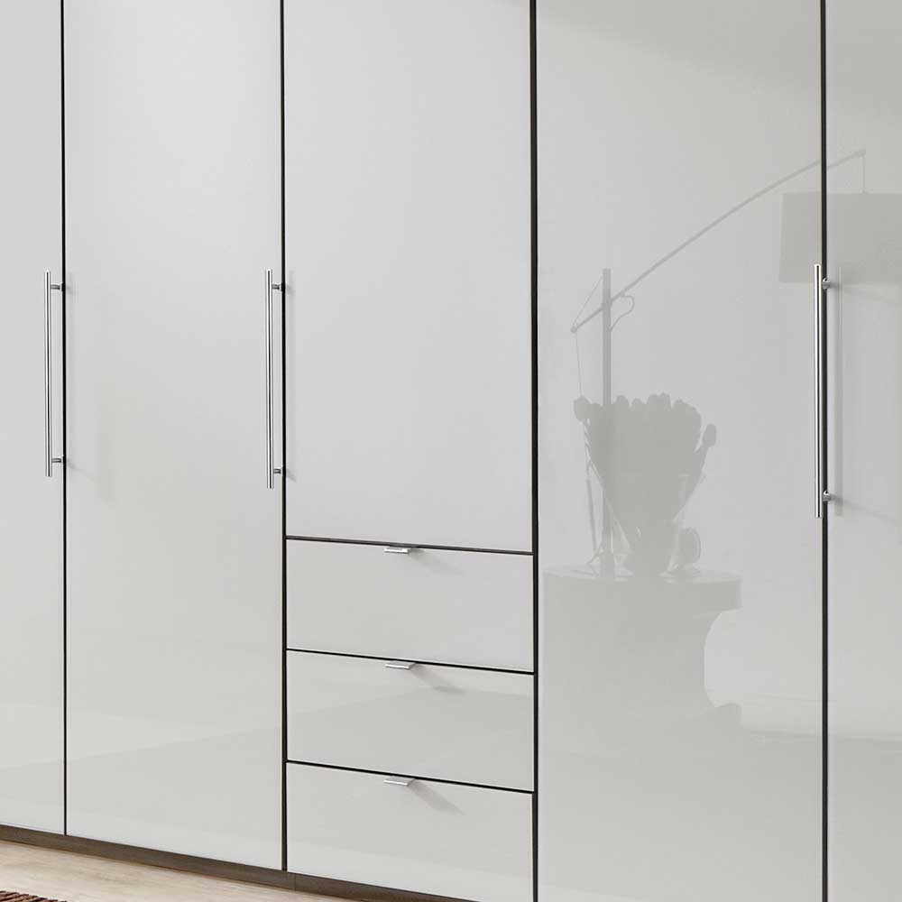 Falttüren Kleiderschrank Bluena in Weiß