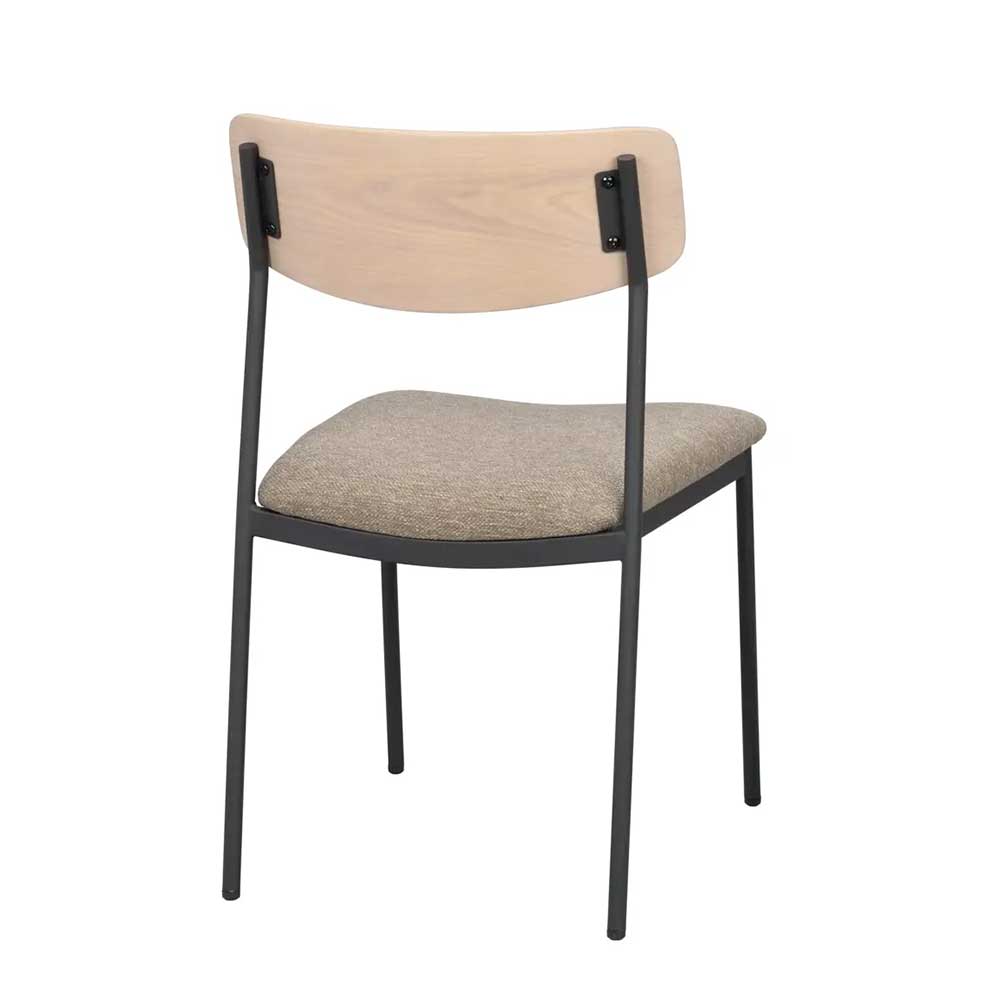 Stühle mit Polstersitz in Beige - Gora (2er Set)