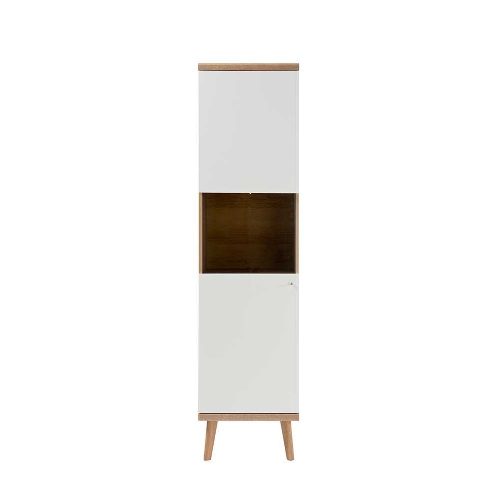 50x197x40 Wohnzimmer Schrank mit Glas - Cablos I