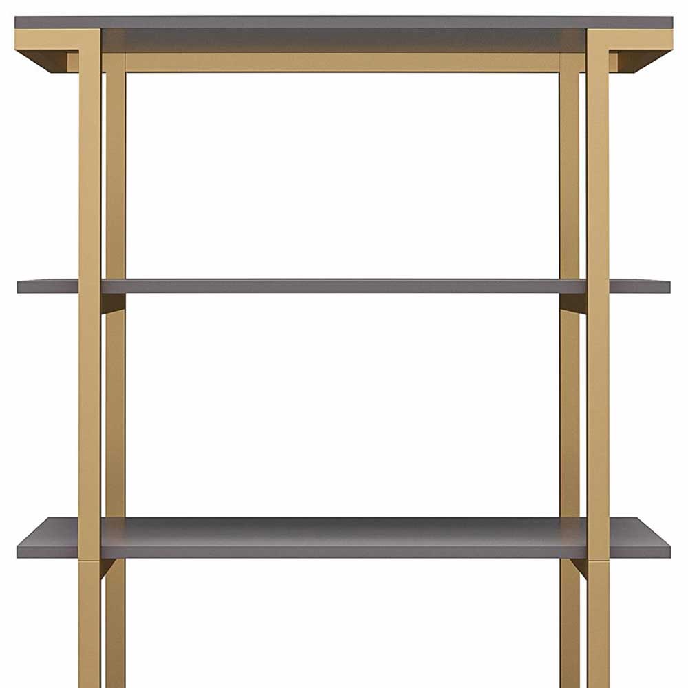 Design Regal in Grau und Messing - Woman
