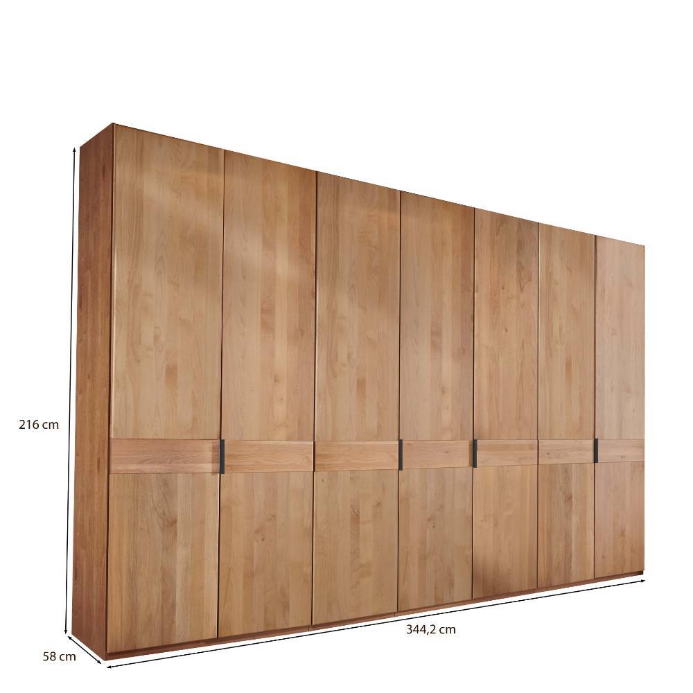 Teilmassiver Schlafzimmerschrank - 216 cm hoch - Murray