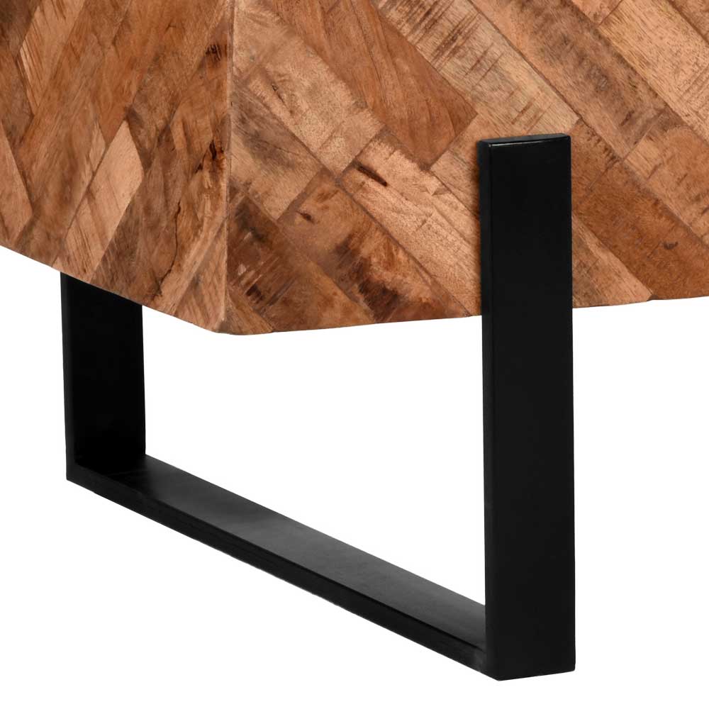 Handgearbeiteter Couchtisch aus naturbelassenem Holz - Joha