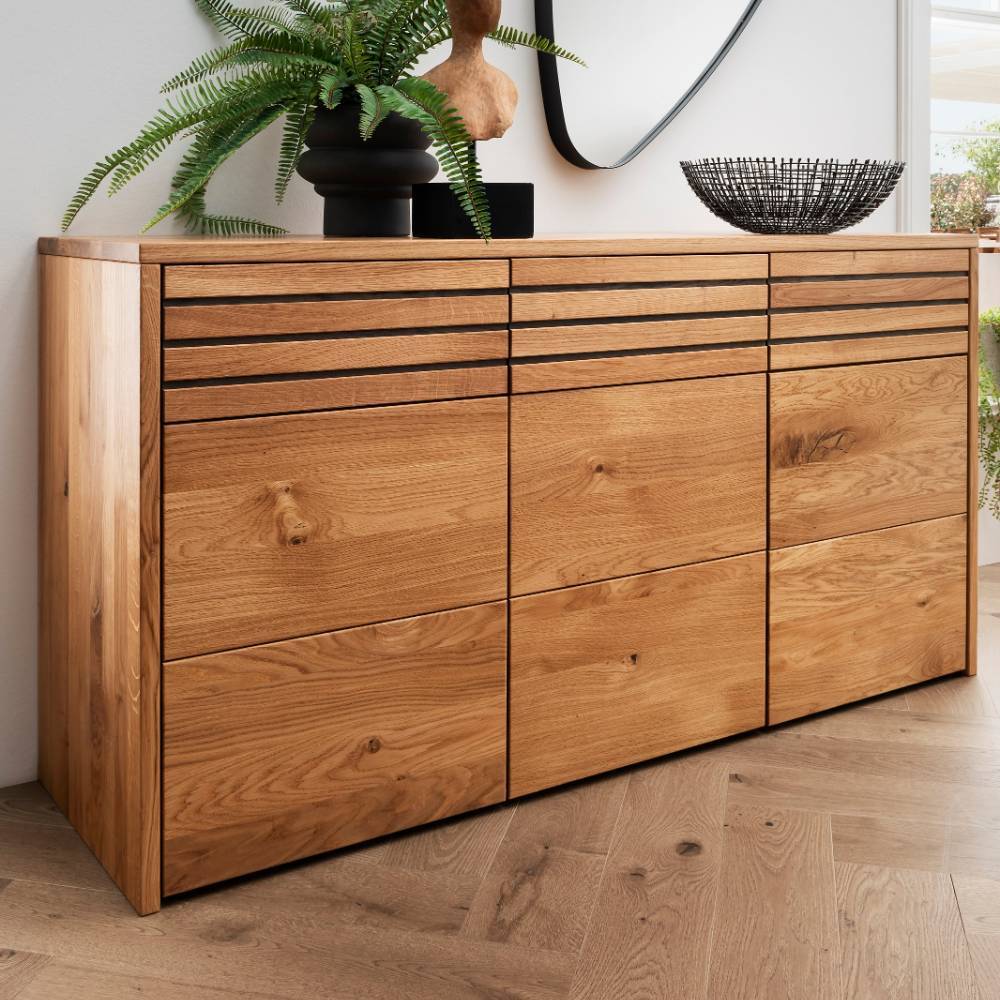 Wildeiche Sideboard aus Wildeiche Massivholz - Maxina
