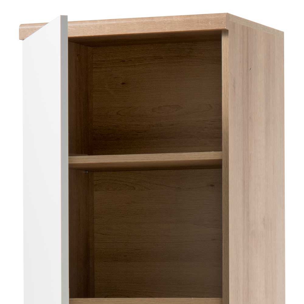 50x197x40 Wohnzimmer Schrank mit Glas - Cablos I