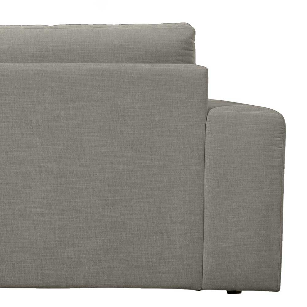 Webstoff Couch in Grau - Gregg