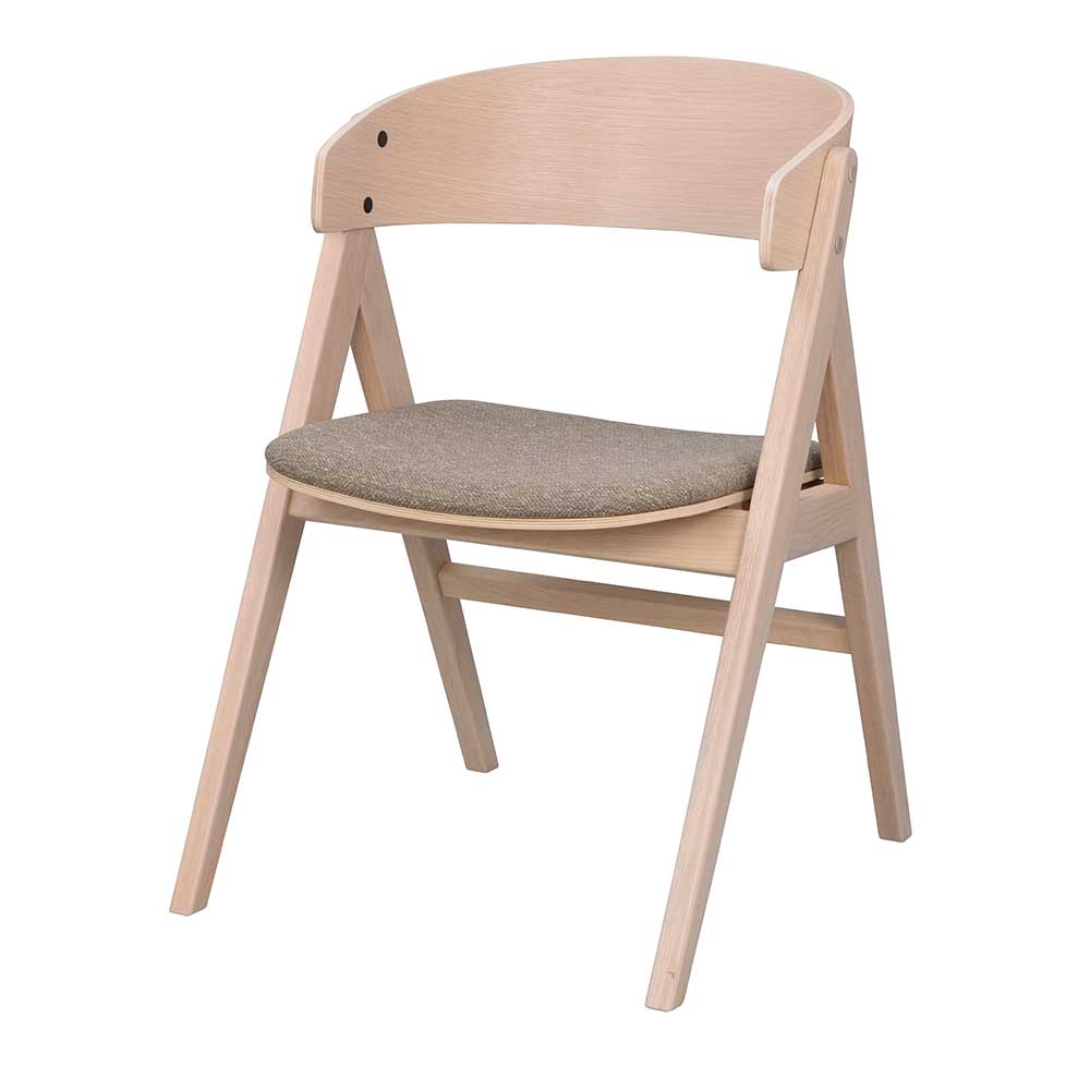 Designstühle in Eiche White Wash - Ezaja (2er Set)