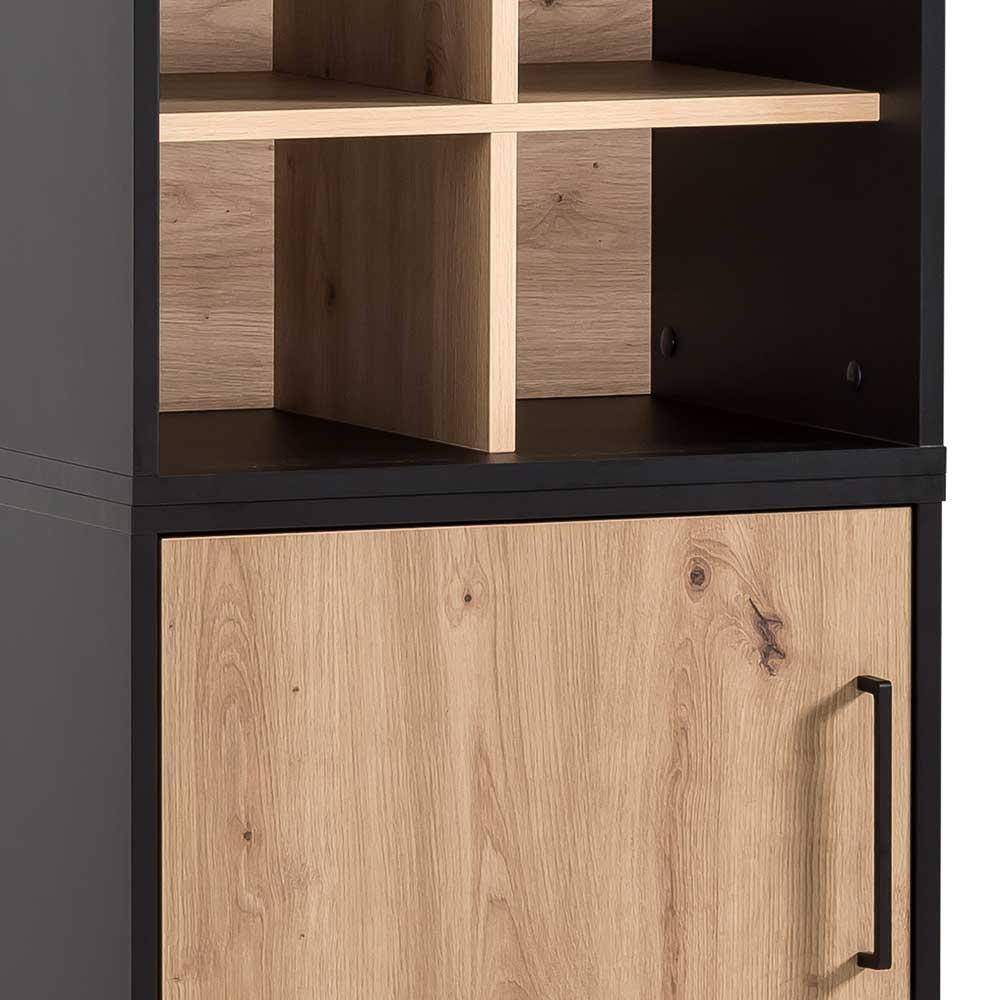 Büroregal und Schrank Kombi - Evasilica (zweiteilig)