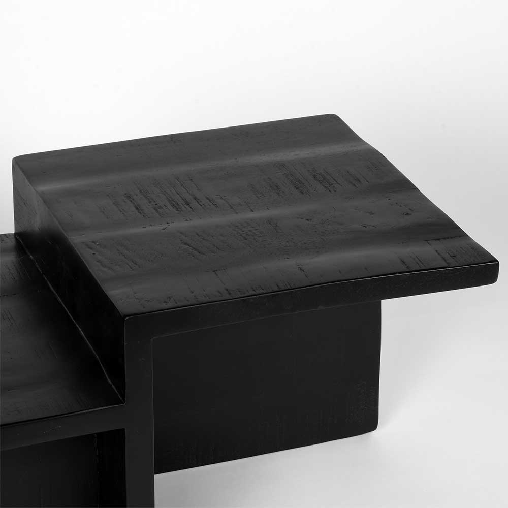 Handgearbeiteter Couchtisch aus Mangoholz - Ela