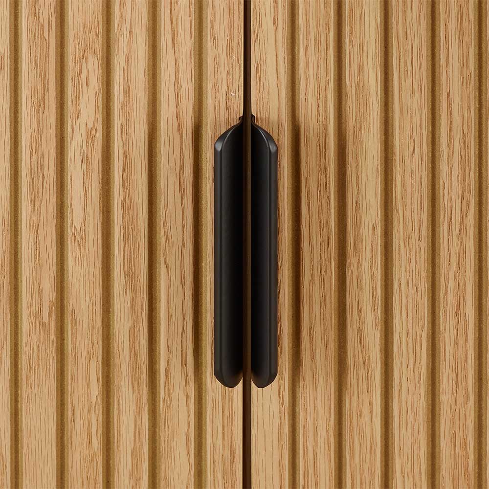 2-türiges Scandi Highboard in Eiche - Piassona