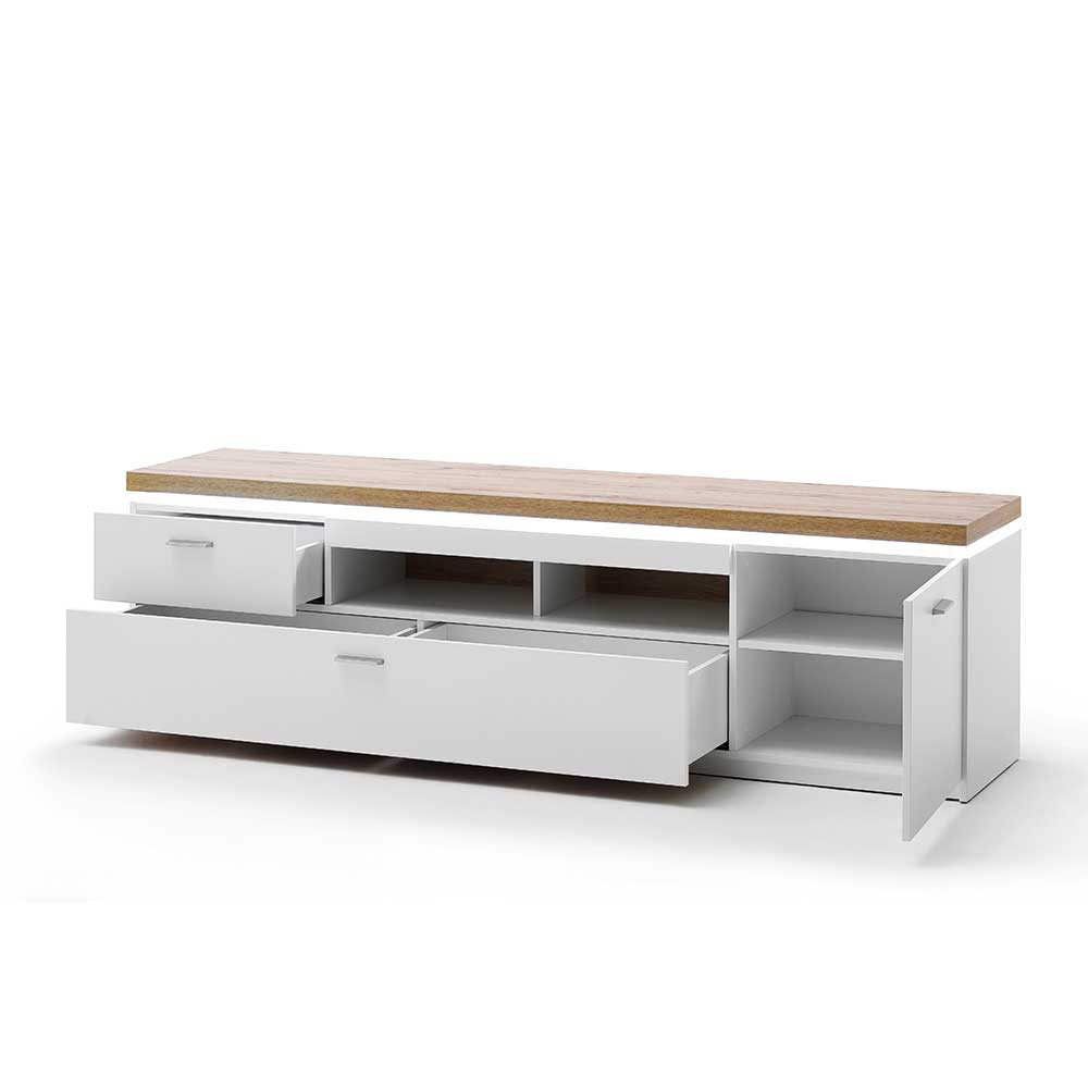 195 cm breites TV Board mit LED Beleuchtung - Caldri