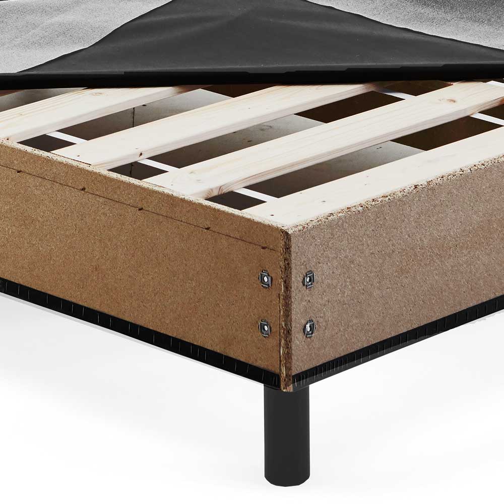 Günstiges Komplettbett in H2 - kein Kopfteil - Cloenra