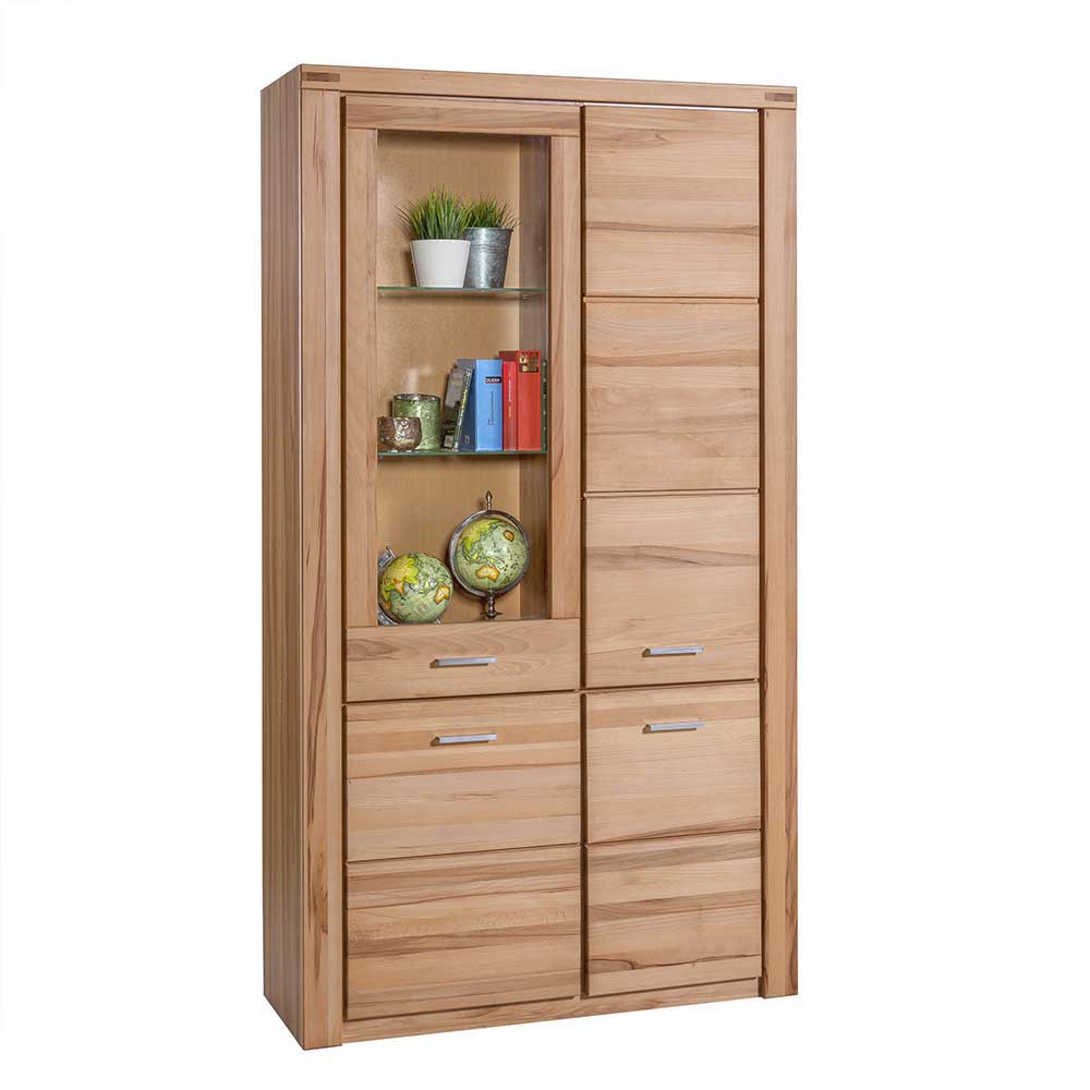 Stauraum Anbauwand aus Holz - Uhelia (vierteilig)