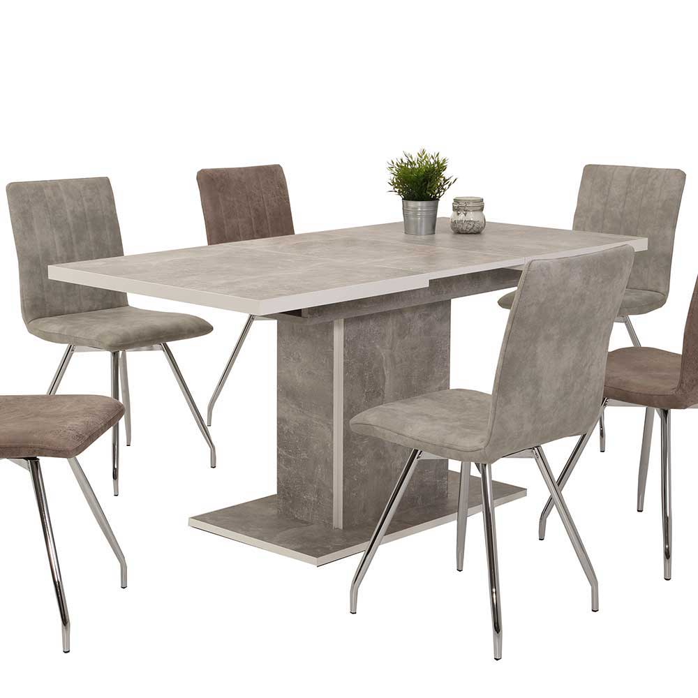 Dekor Esszimmer Tisch in Beton Grau - Excellent
