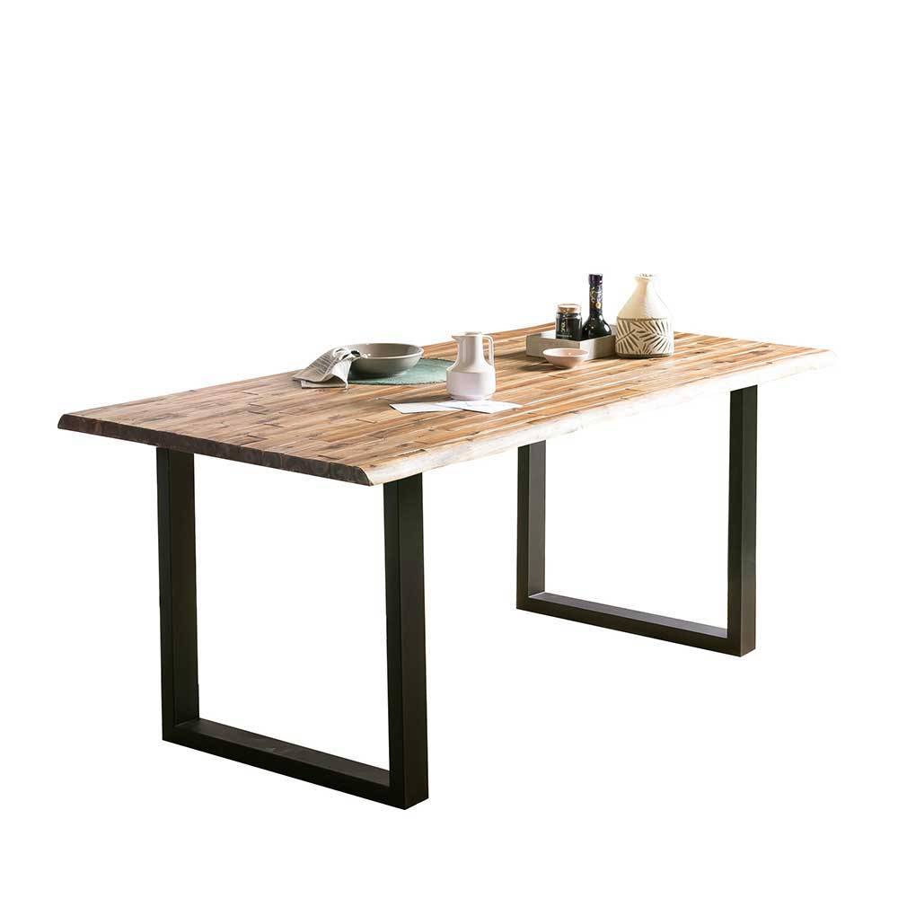 Esstisch und Drehsessel Set - Ewana (fünfteilig)