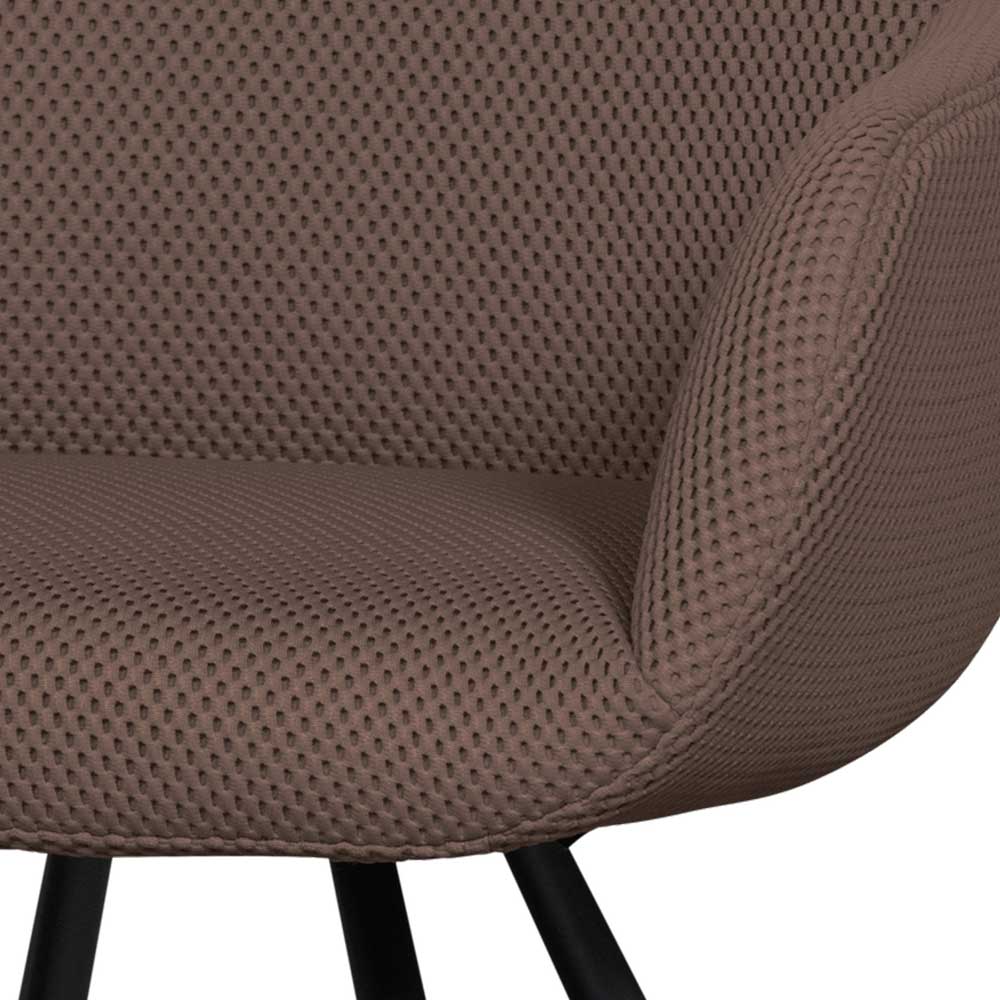Mesh Polsterstuhl mit Armlehnen - Charlena