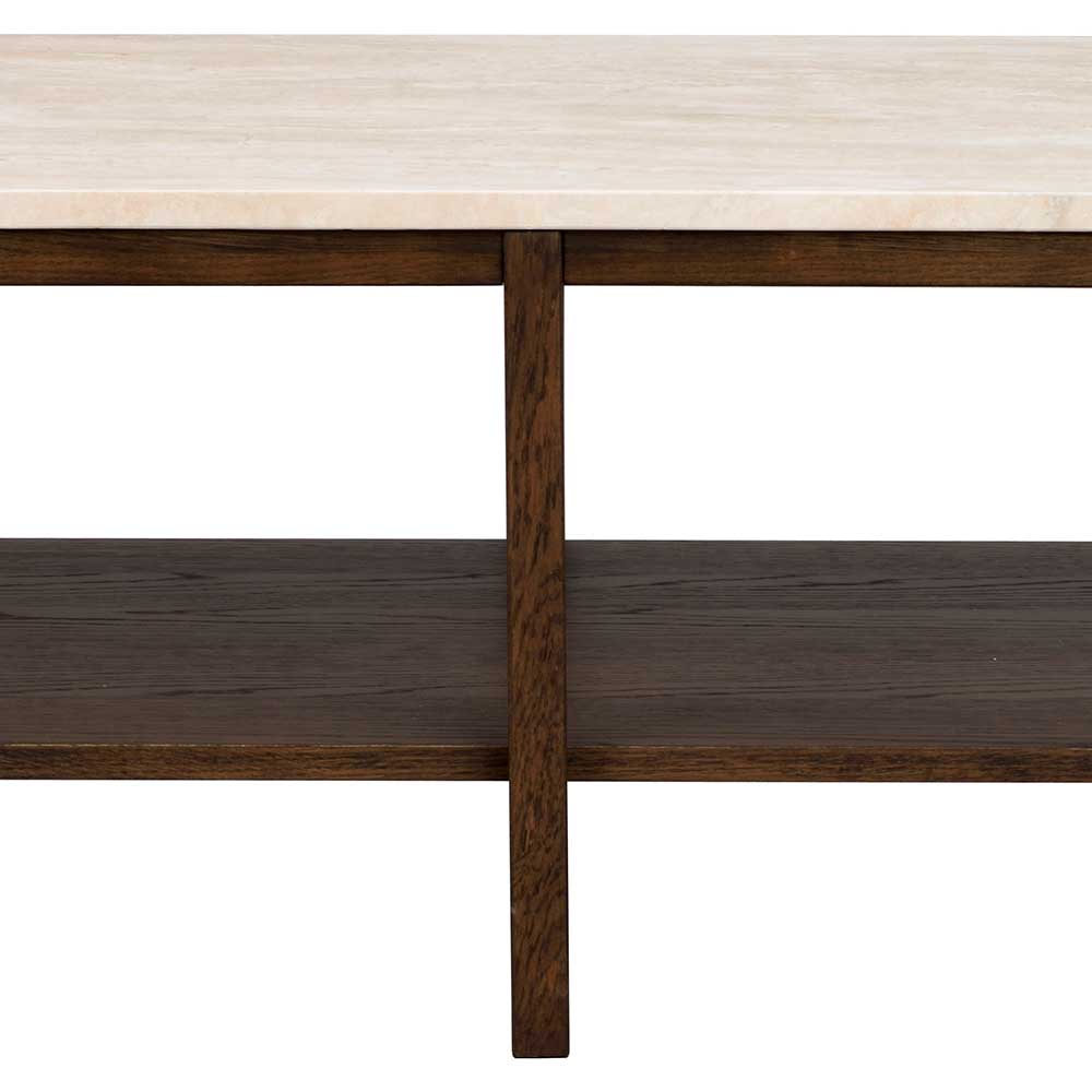 Travertin Wohnzimmertisch in Beige - Ladidas