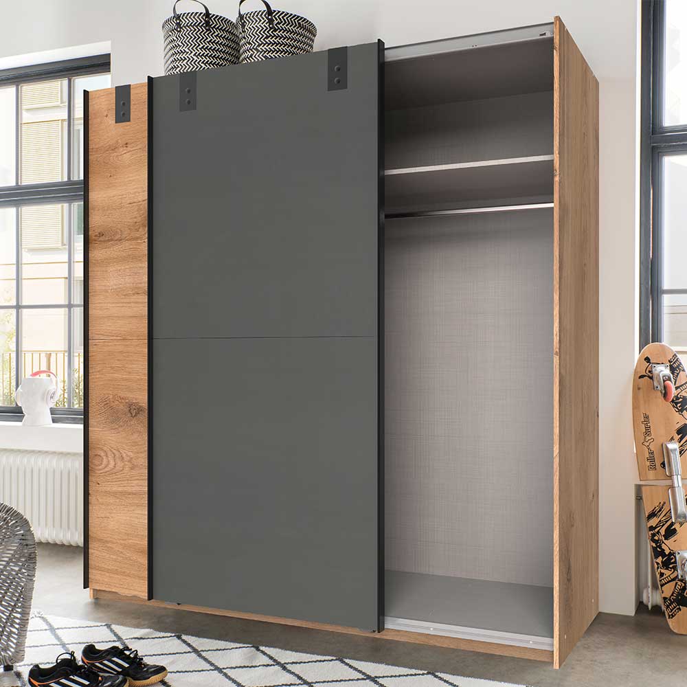 Schiebetürenschrank im Industry und Loft Stil - Janeiro