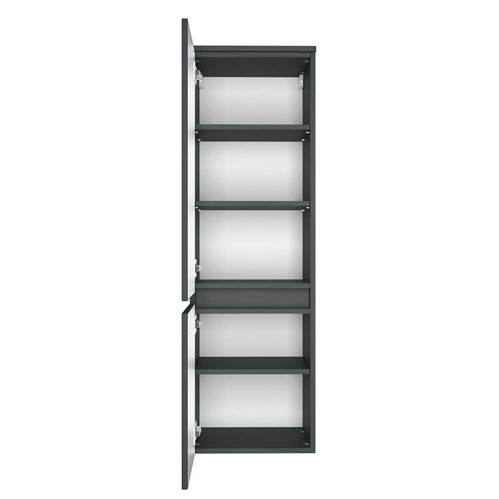 Grauer Badschrank 40x135x35 cm - Cathyl