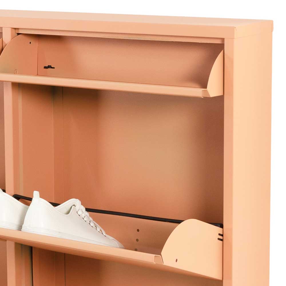 Hängender Schuhschrank in Terracotta - Manty