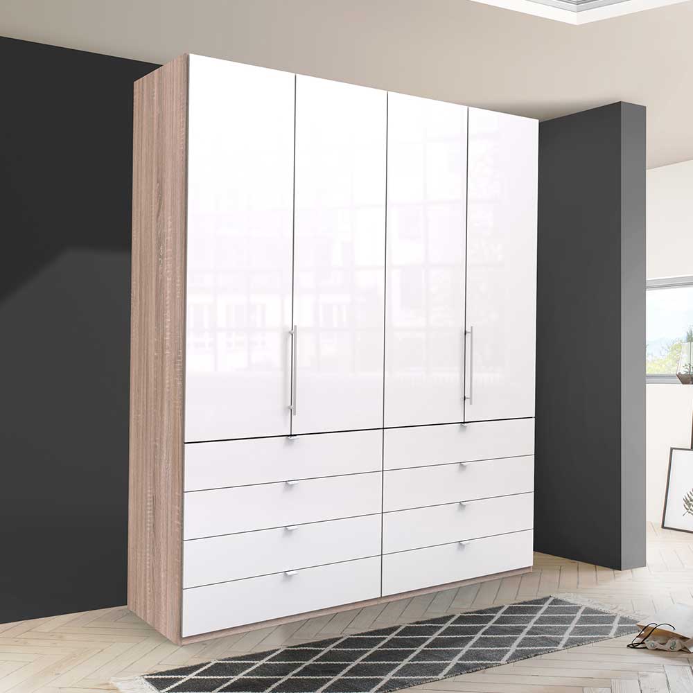 Hoher Kleiderschrank 2 türig - Bosays
