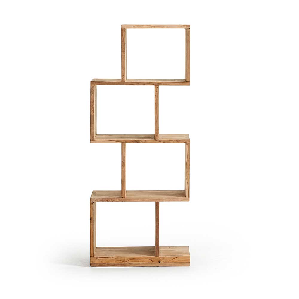 Design Regal Vilarila aus Recyclingholz Teak