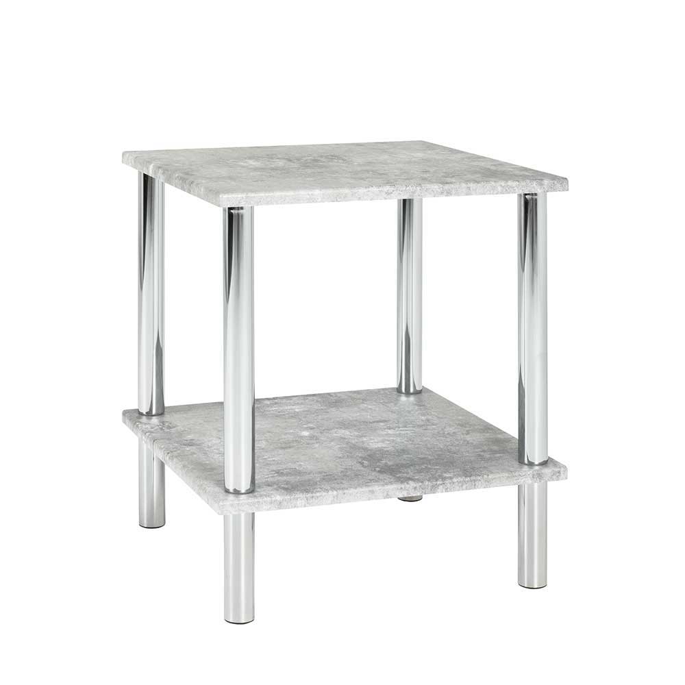 47cm hoher Beistelltisch Gloma im Beton Design