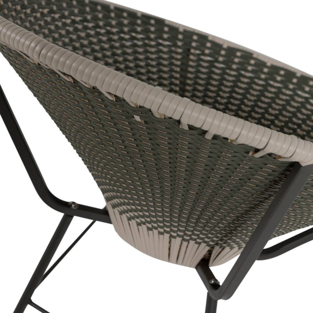 Gartenstuhl in Acapulco-Design-Optik - Bronwa